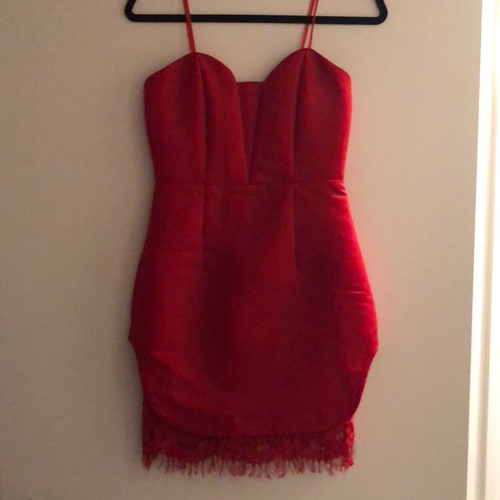 Red valentines day dress